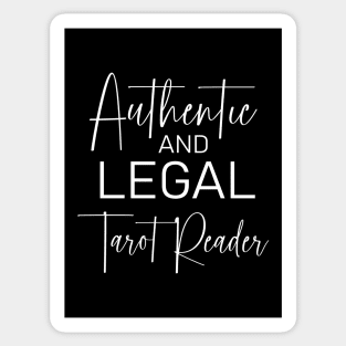 Authentic and Legal Tarot Reader Sticker